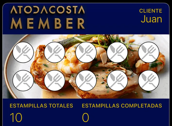Tarjeta digital Member